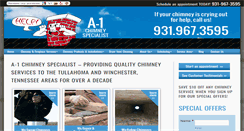 Desktop Screenshot of a1chimneyspecialist.com